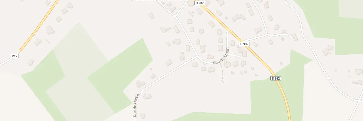 Plan du 9 Rue de Harée à Chaudefontaine
