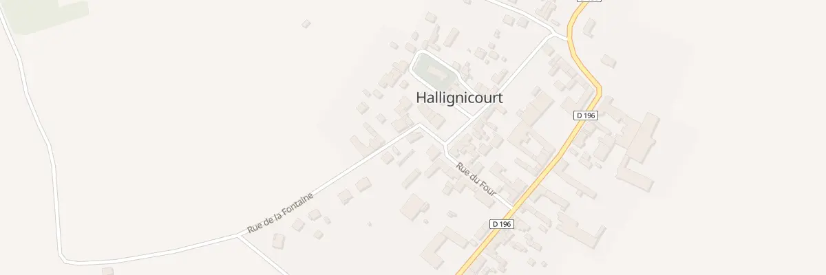 Plan du 1 Rue de la Fontaine à Hallignicourt