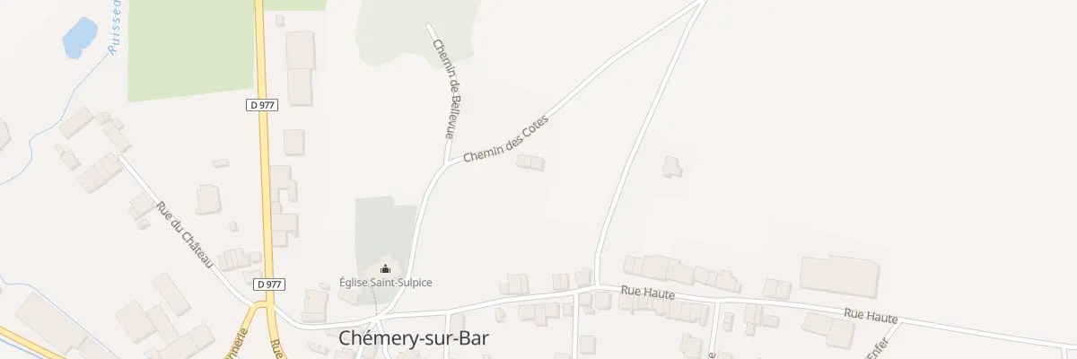 Plan du 4 Che des Cotes à Chémery-Chéhéry