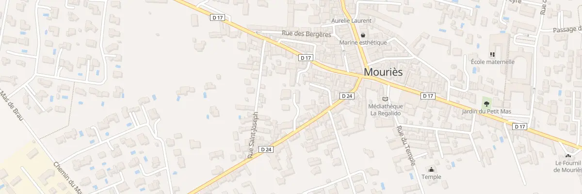 Plan du 44B Rue Jean Jaures à Mouriès