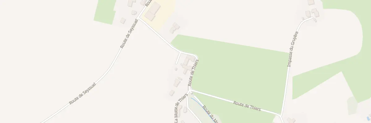 Plan du 214 Rte de Thiers à Chuzelles