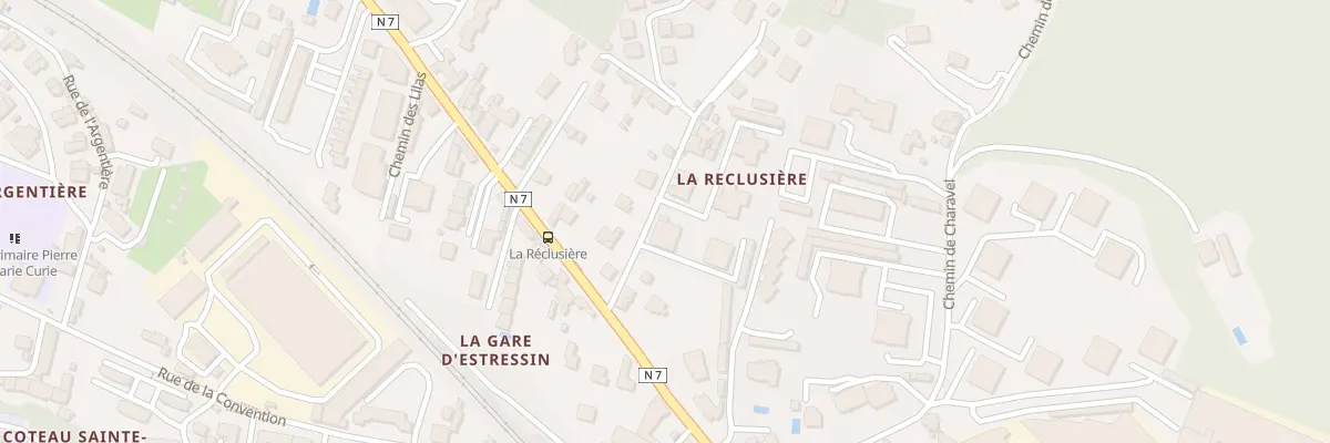 Plan du 4 Che de la Reclusiere à Vienne