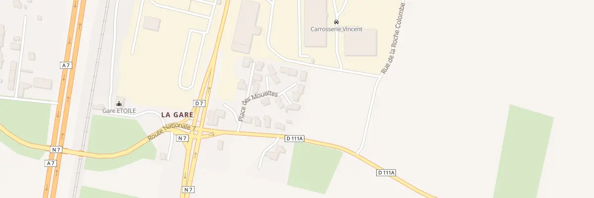 Plan du 10 Lot Les Mouettes à Étoile-sur-Rhône