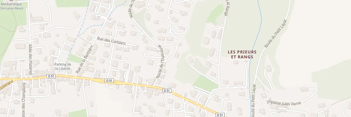 Plan du 42 Imp du Petit Bois à Saint-Uze