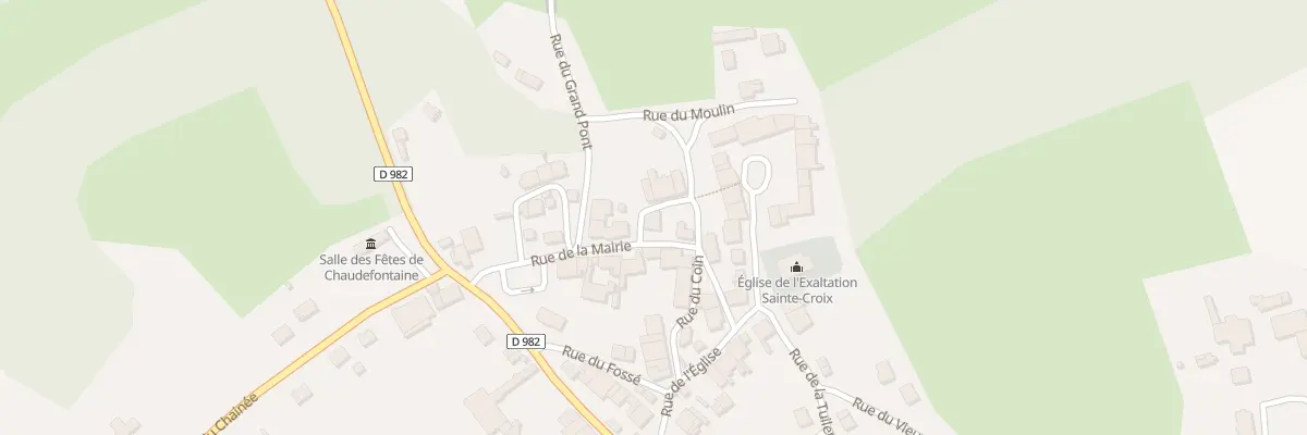 Plan du 8 Rue de la Mairie à Chaudefontaine