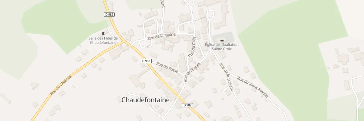 Plan du 8 Rue du Coin à Chaudefontaine