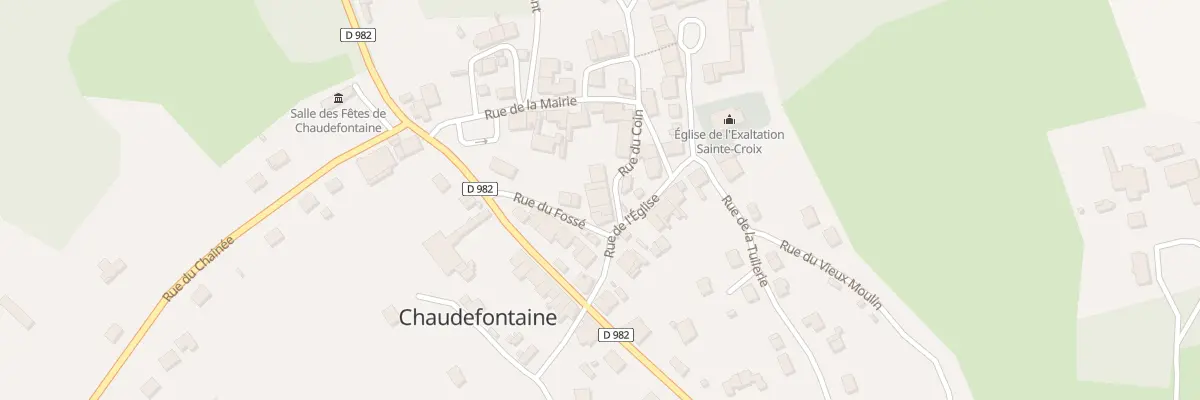 Plan du 6 Rue du Coin à Chaudefontaine