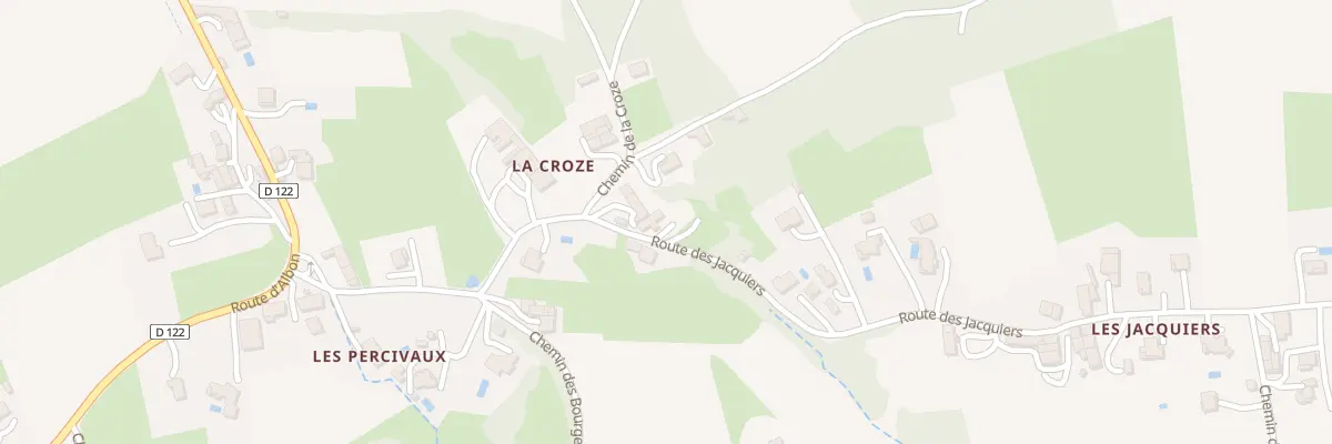 Plan du 1240 Rte des Jacquiers à Anneyron