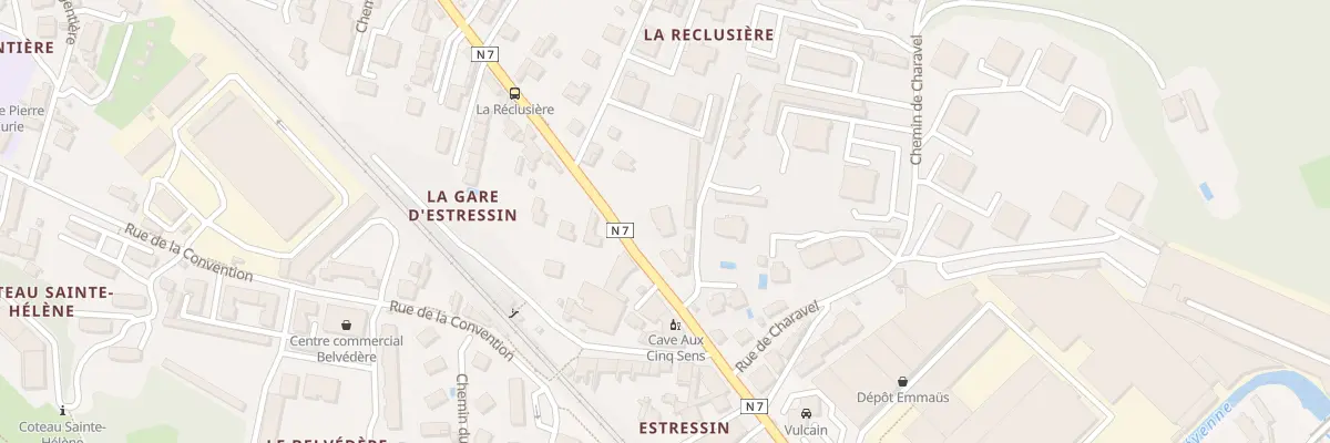 Plan du 91B Mte de Bon Accueil à Vienne