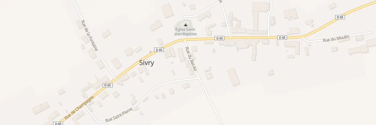Plan du 3 Rue du Bel Air à Sivry-Ante
