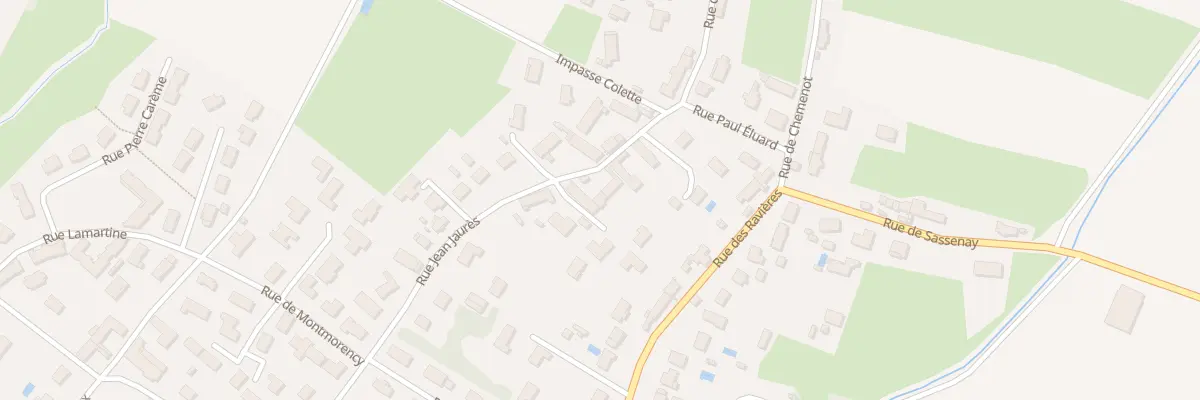Plan du 360 Rue Jean Jaures à Virey-le-Grand