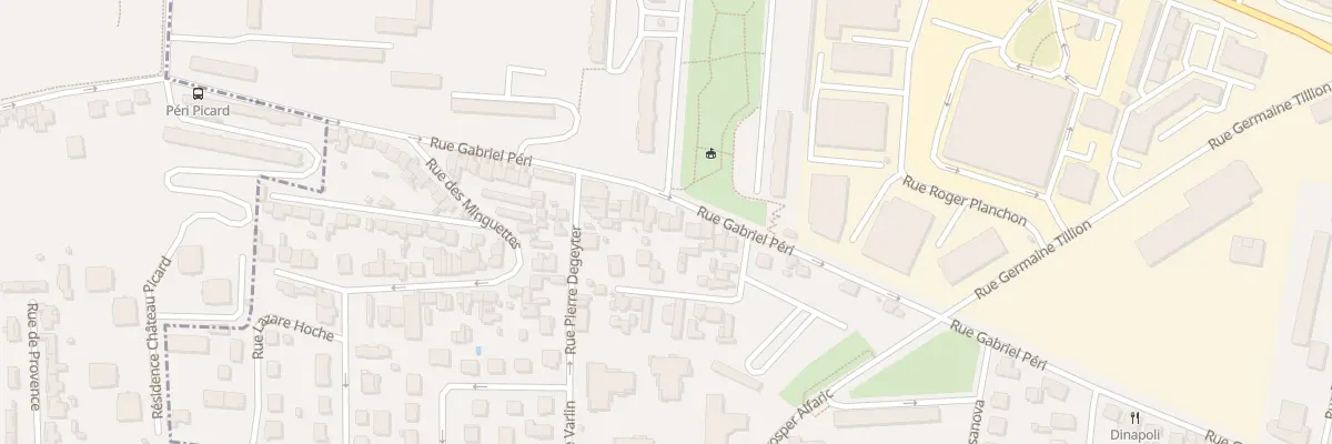 Plan du 60 Rue Gabriel Péri à Vénissieux