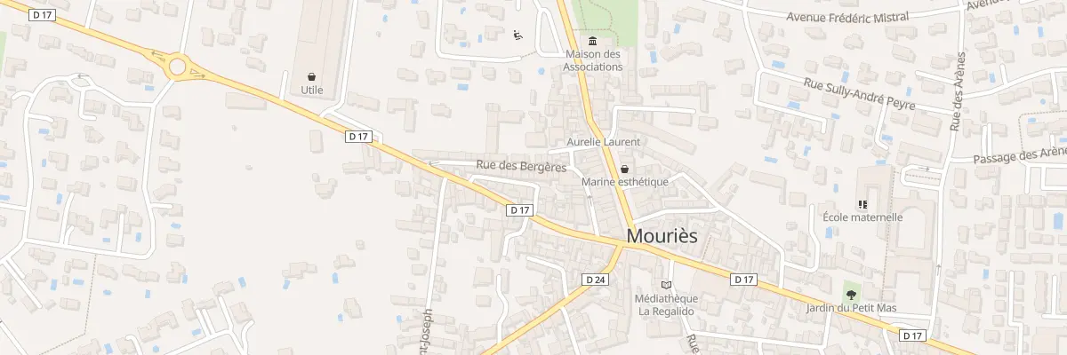 Plan du 16 Rue Jean Colas à Mouriès