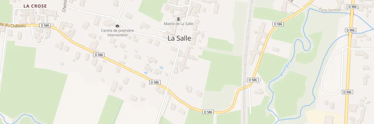 Plan du 88 Mte de la Pérouse à La Salle