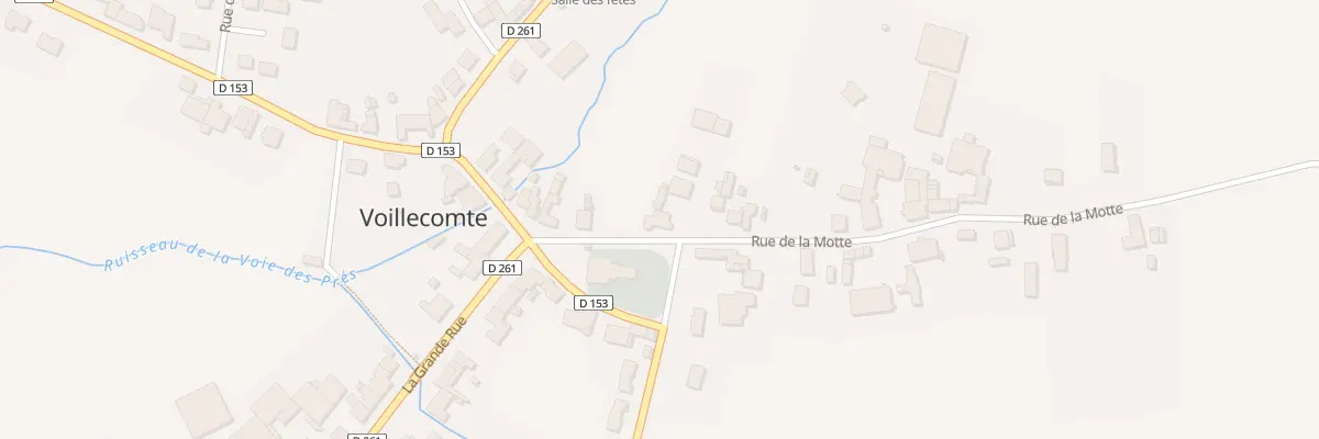 Plan du 7 Rue de la Motte à Voillecomte