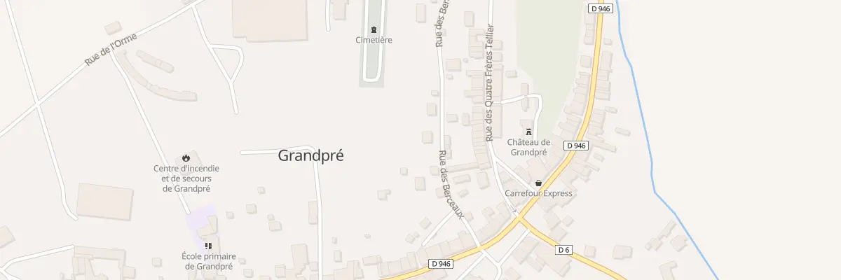 Plan du 7 Rue des Berceaux Grandpre à Grandpré