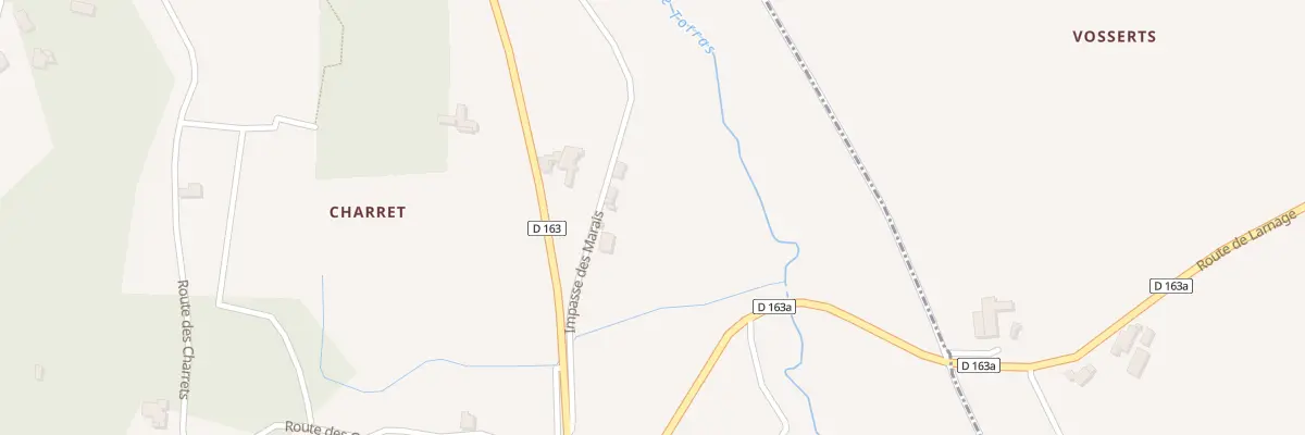 Plan du 160 Imp des Marais à Larnage