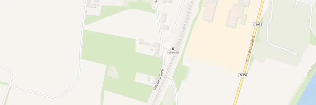 Plan du 262 Rue de la Gare à Senozan
