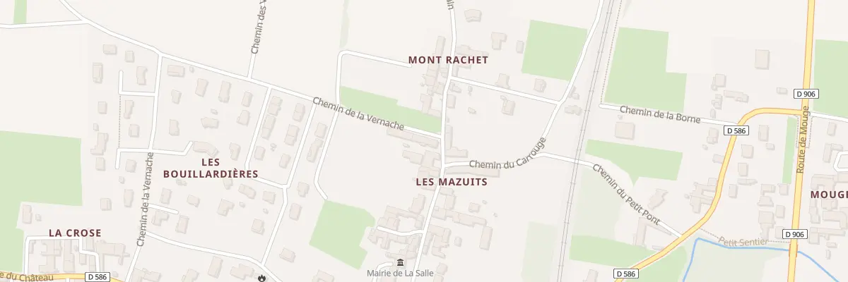 Plan du 205 Rte des Mauzuits à La Salle