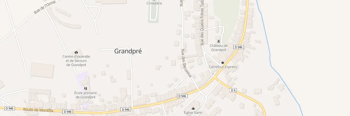 Plan du 5 Rue des Berceaux Grandpre à Grandpré