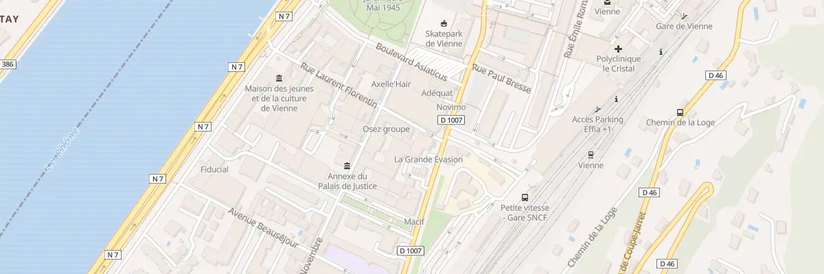 Plan du 18 Rue Laurent Florentin à Vienne