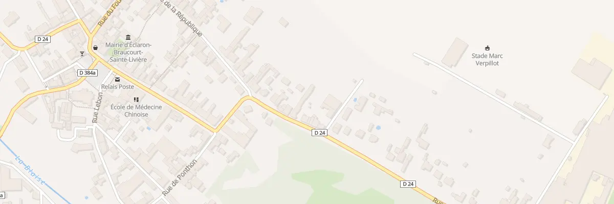 Plan du 15B Rue de la Gare à Éclaron-Braucourt-Sainte-Livière