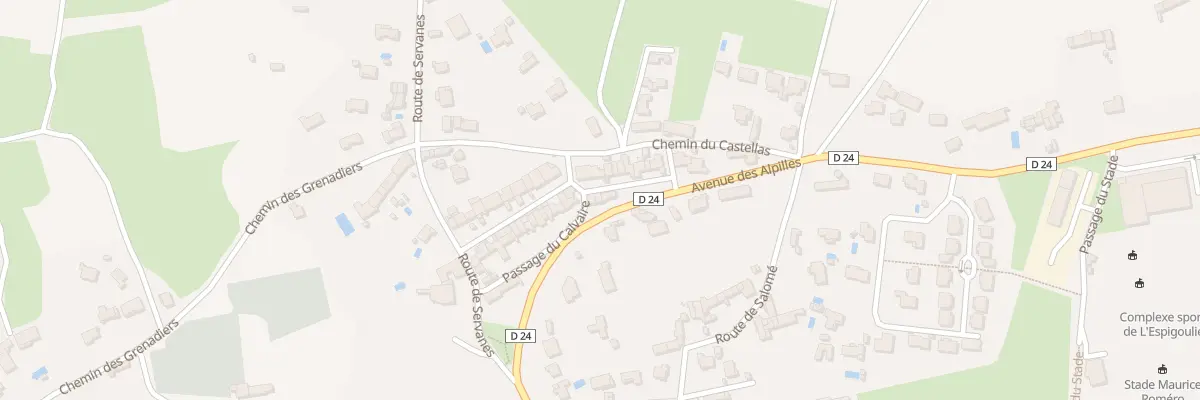 Plan du 9B Av des Alpilles à Mouriès