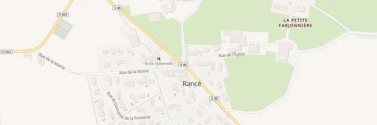 Plan du 7 Rue de l’Eglise à Rancé