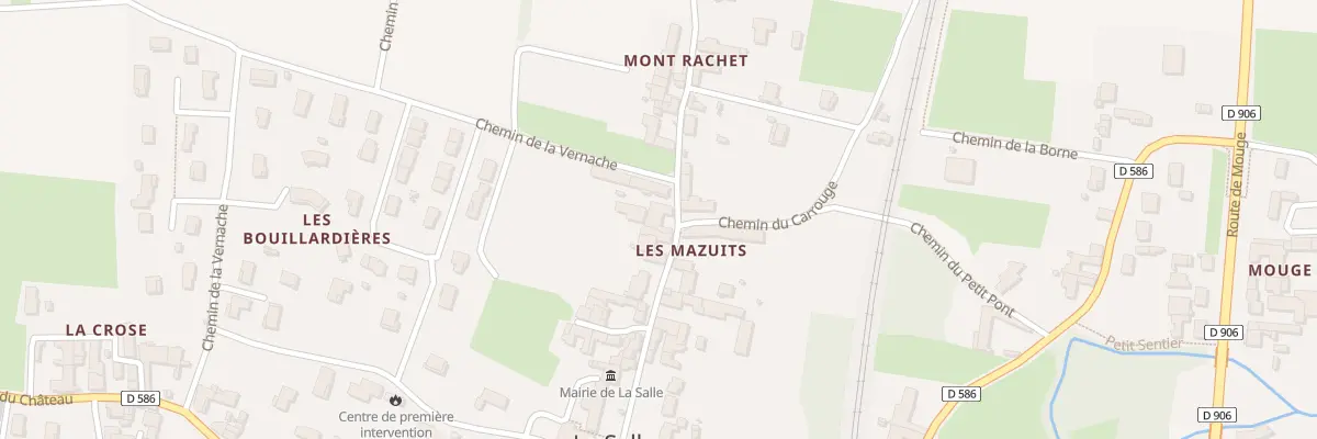 Plan du 181 Rte des Mauzuits à La Salle