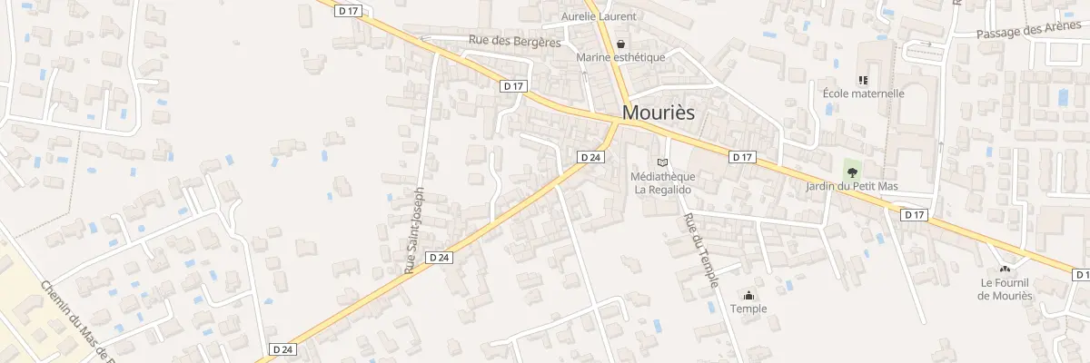 Plan du 32 Rue Jean Jaures à Mouriès