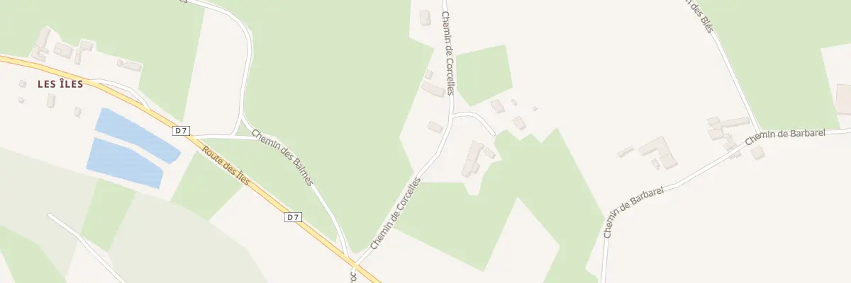 Plan du 5331 Corcelles à Saint-Étienne-sur-Chalaronne