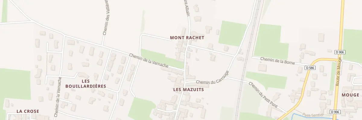 Plan du 251 Rte des Mauzuits à La Salle