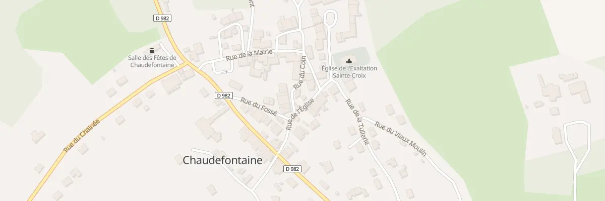 Plan du 10 Rue de l’Eglise à Chaudefontaine
