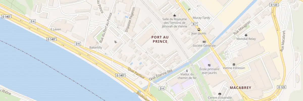 Plan du 23 Rue Pegeron à Vienne