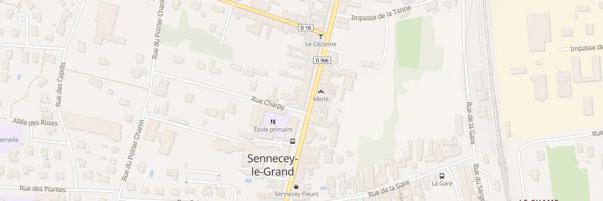 Plan du 69 Av du Quatre Septembre 1944 à Sennecey-le-Grand