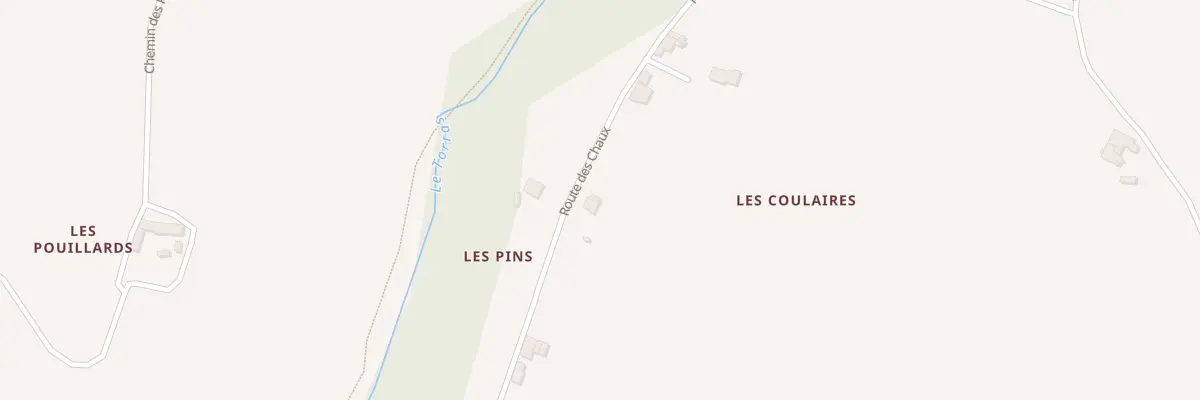 Plan du 5231 Les Coulaires à Larnage