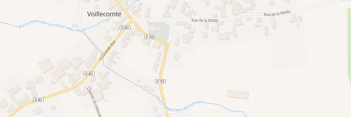 Plan du 1B Rue du Milanais à Voillecomte