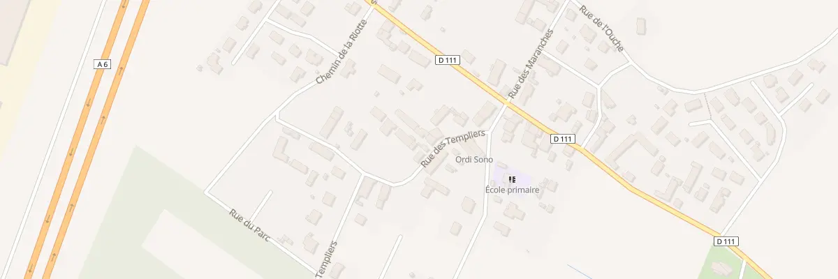 Plan du 102 Rue des Templiers à Beaune