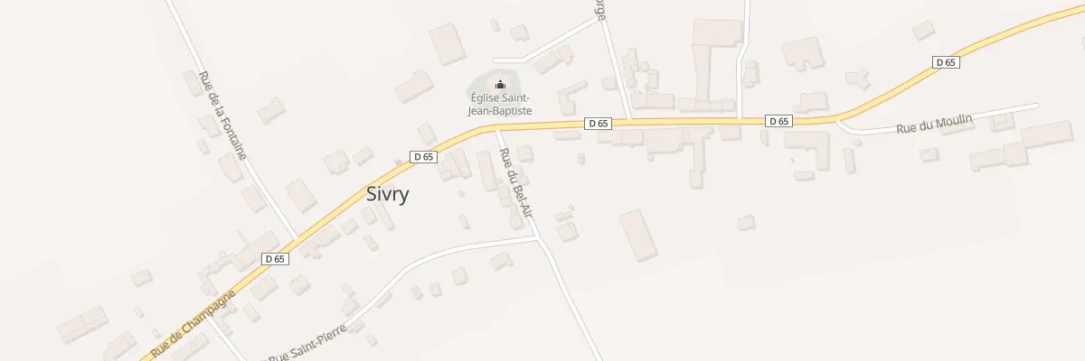 Plan du 2 Rue du Bel Air à Sivry-Ante