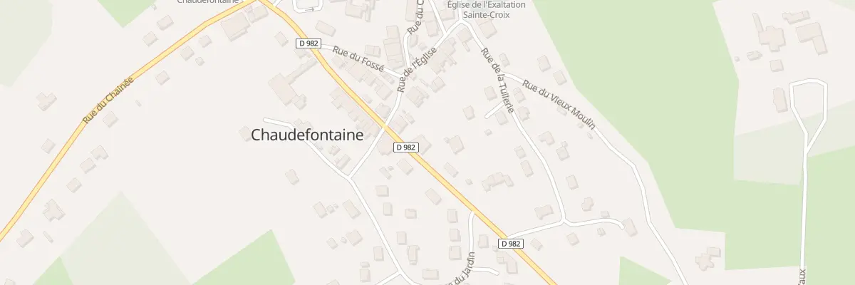 Plan du 7 Rue Principale à Chaudefontaine