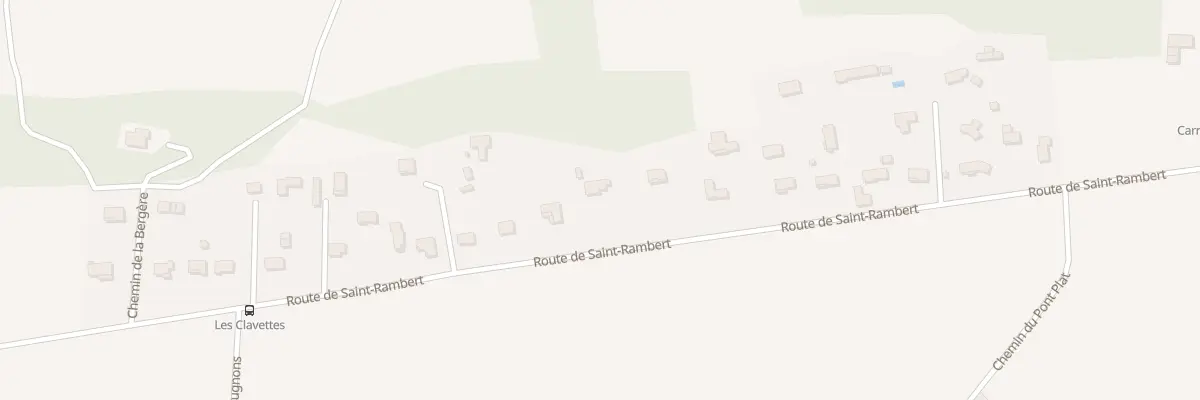 Plan du 5003 Les Clavettes à Bougé-Chambalud