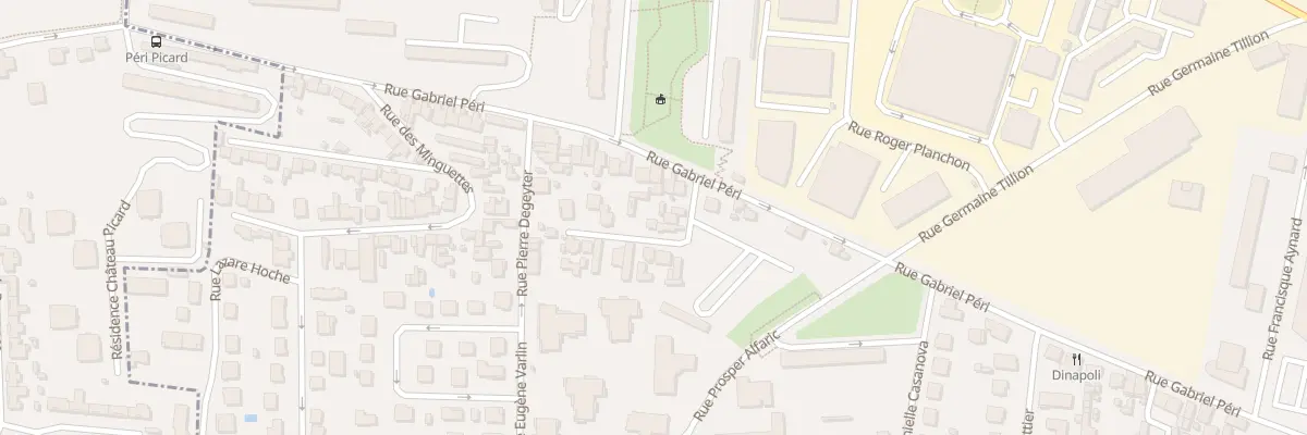 Plan du 8 Rue Gustave Courbet à Vénissieux