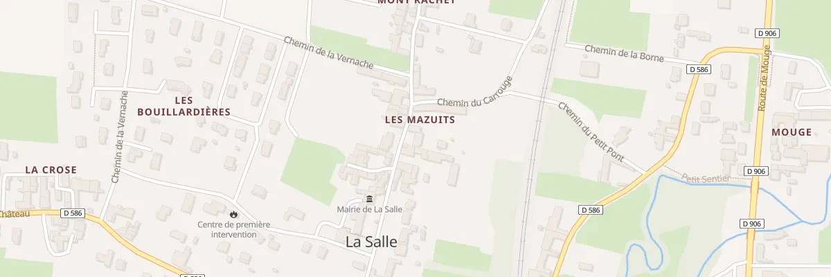 Plan du 140 Rte des Mauzuits à La Salle