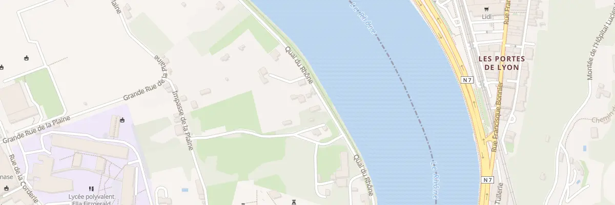 Plan du 5155 La Plaine à Saint-Romain-en-Gal