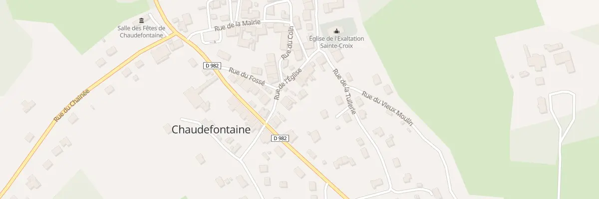 Plan du 9 Rue de l’Eglise à Chaudefontaine