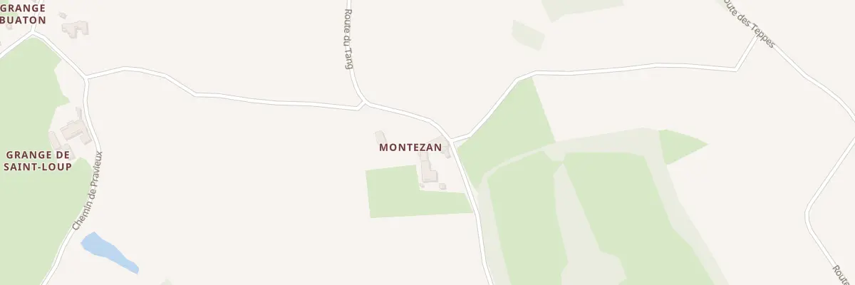 Plan du 5006 Montezan à Illiat