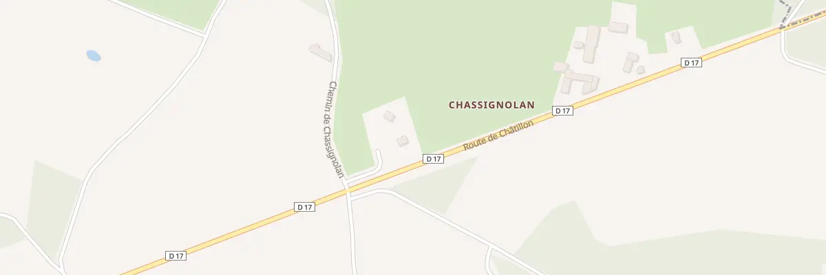 Plan du 5008 Chassignolan à Chaneins