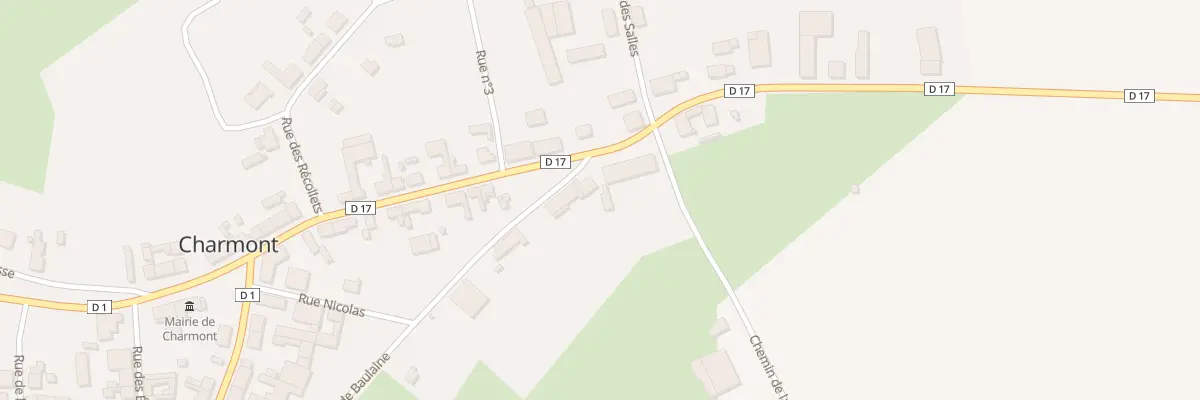Plan du 5097 Rue de la Baulaine à Charmont