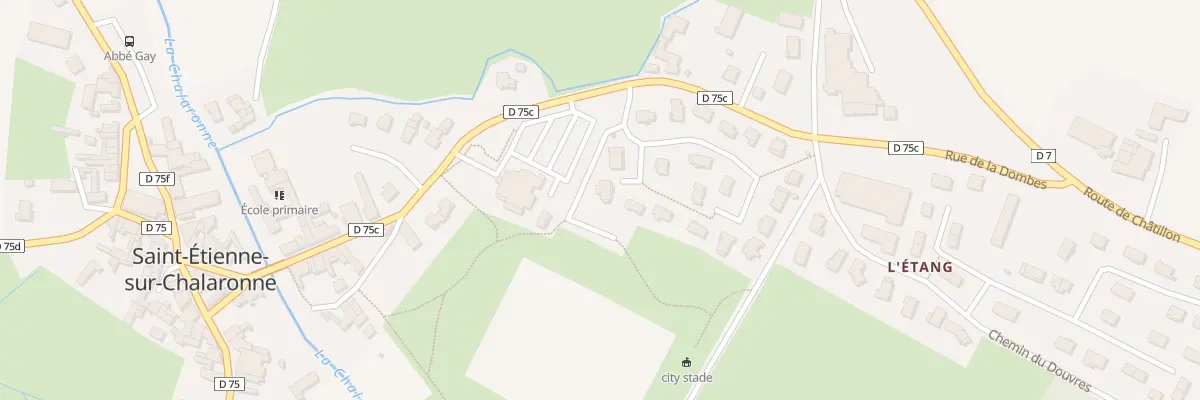 Plan du 5417 A l’Etang à Saint-Étienne-sur-Chalaronne