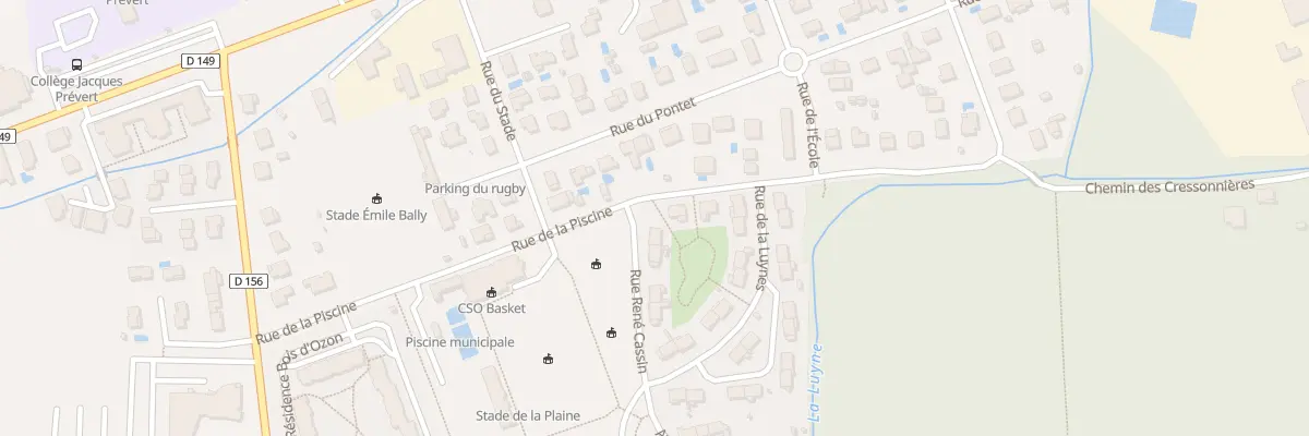 Plan du 2 Rue René Cassin à Saint-Symphorien-d’Ozon